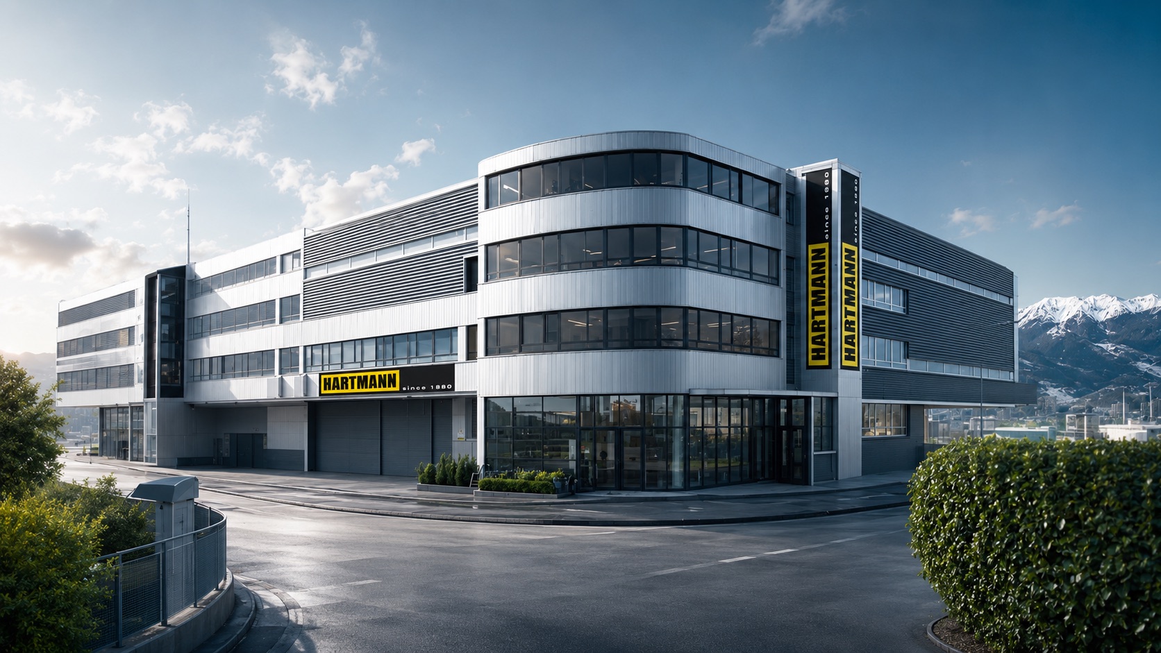 Full view of the Rudolf Hartmann premises in Sinigo near Merano